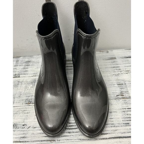 Lemon Jelly Chelsea Rain Boots Gray Vegan Womens Size 37(US Approx. 6.5) - Picture 3 of 13